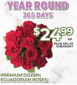 Price Cutter Premium Dozen Ecuadorian Roses offer