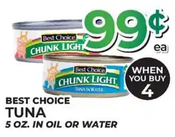 Price Cutter Best Choice Tuna offer