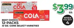 Price Cutter Best Choice cola offer