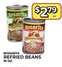 Price Cutter Rosarita refried beans offer