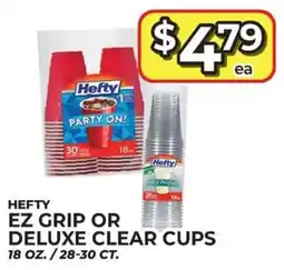 Price Cutter Hefty ez grip or deluxe clear cups offer