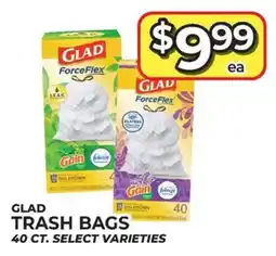 Price Cutter Glad trash bags offer