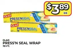 Price Cutter Glad press'n seal wrap offer