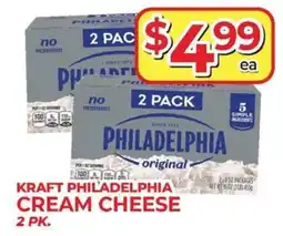 Price Cutter Kraft philadelphia cream cheese offer