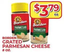 Price Cutter Borden grated parmesan cheese offer