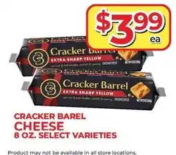 Price Cutter Cracker Barrel cheese offer
