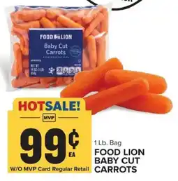 Food Lion Food Lion baby cut carrots offer