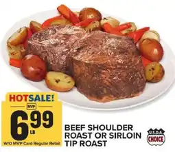Food Lion Mvp beef shoulder roast or sirloin tip roast offer