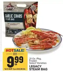 Food Lion Legacy Steam Bag Garlic Crabs offer
