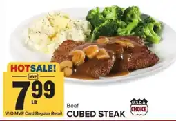 Food Lion MVP Beef Cubed Steak offer