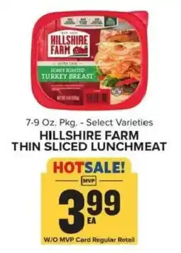 Food Lion Hillshire Farm thin sliced lunchmeat offer
