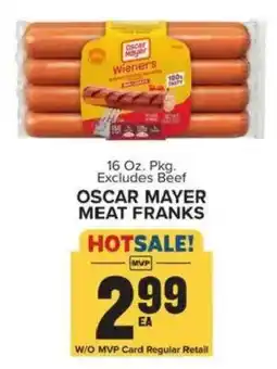 Food Lion Oscar Mayer meat franks offer