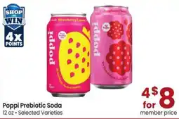 Safeway Poppi Prebiotic Soda offer