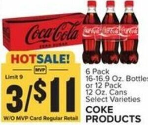 Food Lion Coke Products offer