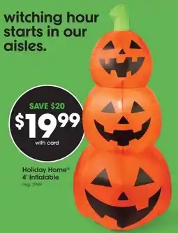 Fred Meyer Holiday Home 4' Inflatable offer
