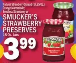 Ctown Smucker's strawberry preserves offer