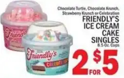 Ctown Friendly's ice cream cake singles offer