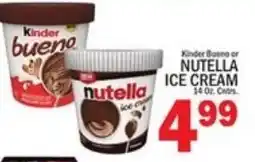Ctown Kinder bueno or nutella ice cream offer