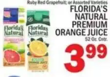 Ctown Florida's natural orange juice offer