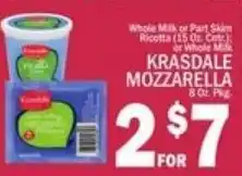 Ctown Krasdale mozzarella offer