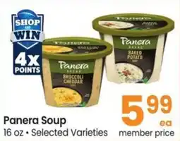 Safeway Panera Soup offer