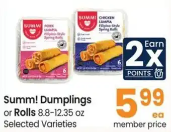 Summ! Dumplings or Rolls