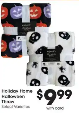 Fred Meyer Holiday Home Halloween Throw offer