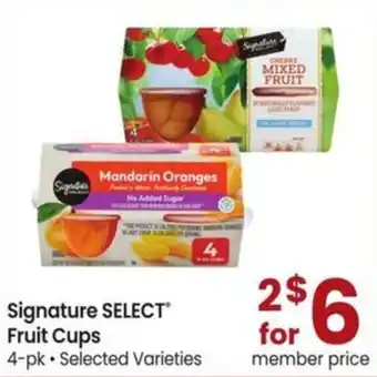 Signature Select Fruit Cups