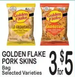 Foodland Golden Flake pork skins offer
