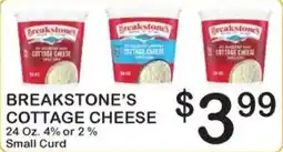 Foodland Breakstone's Cottage Cheese offer