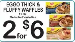 Foodland Eggo thick & fluffy waffles offer