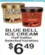 Foodland Blue Bell ice cream offer