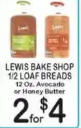 Foodland Lewis bake shop 1/2 loaf breads offer