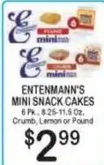 Foodland Entenmann's mini snack cakes offer