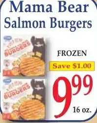 Mama Bear Salmon Burgers