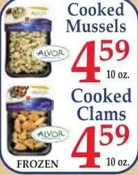 DeMoulas Market Basket Alvor cooked mussels offer
