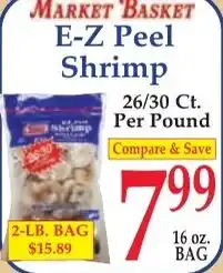 DeMoulas Market Basket Market Basket E-Z Peel Shrimp offer