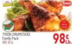 Ingles Markets Tyson drumsticks offer