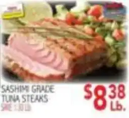 Ingles Markets Sashimi Grade Tuna Steaks offer
