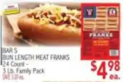 Ingles Markets Bar s bun length meat franks offer