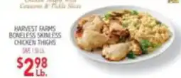 Ingles Markets Harvest Farms boneless skinless chicken thighs offer