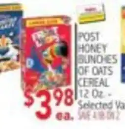 Ingles Markets Post honey bunches of oats cereal offer