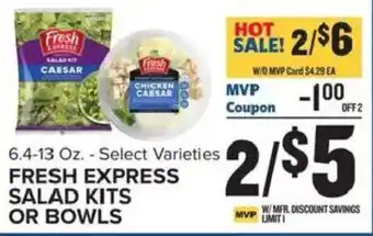 Fresh Express salad kits or bowls