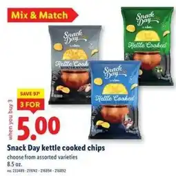 Lidl Snack Day kettle cooked chips offer