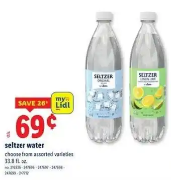 Seltzer water