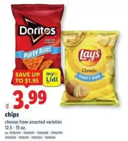 Lidl Doritos chips offer