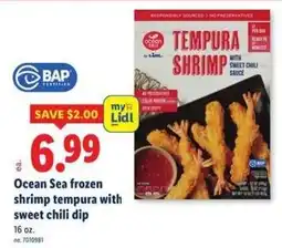 Lidl Ocean Sea frozen shrimp tempura offer