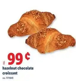Lidl hazelnut chocolate croissant offer