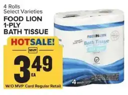 Food Lion Food Lion bath tissue offer
