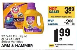 Food Lion Arm & Hammer liquid offer